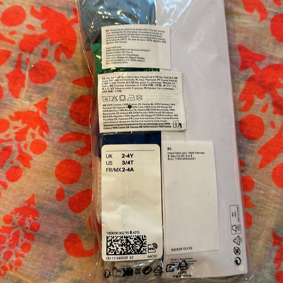 NWT H&M 5 Pack Briefs - Picture 3 of 3